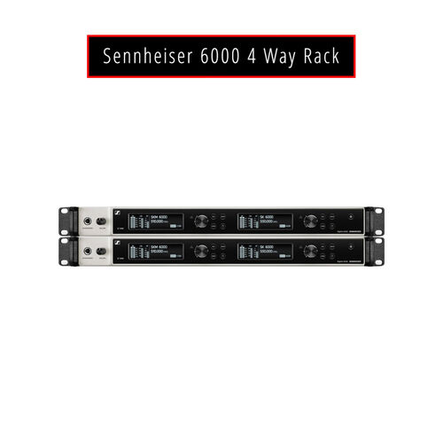 Sennheiser 6000 4 Way Rack
