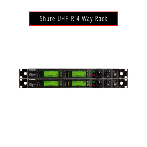 Shure UHF-R 4 Way Rack