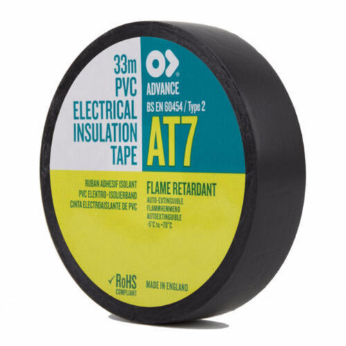 AT7 19mm x 33m PVC Tape - Black