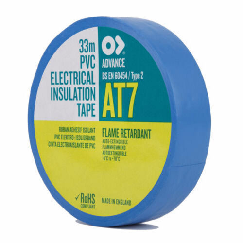 AT7 19mm x 33m PVC Tape - Blue