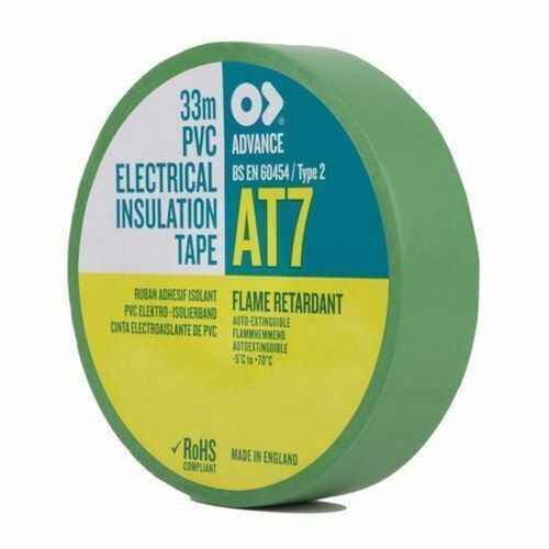 AT7 19mm x 33m PVC Tape - Green