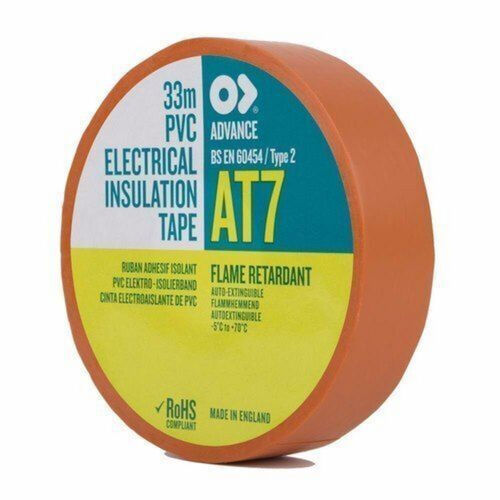 AT7 19mm x 33m PVC Tape - Orange