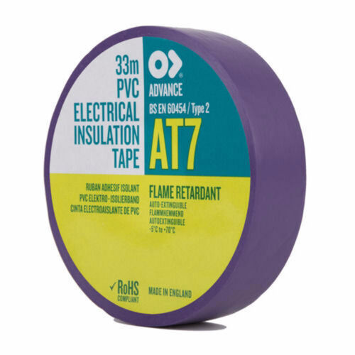 AT7 19mm x 33m PVC Tape - Violet